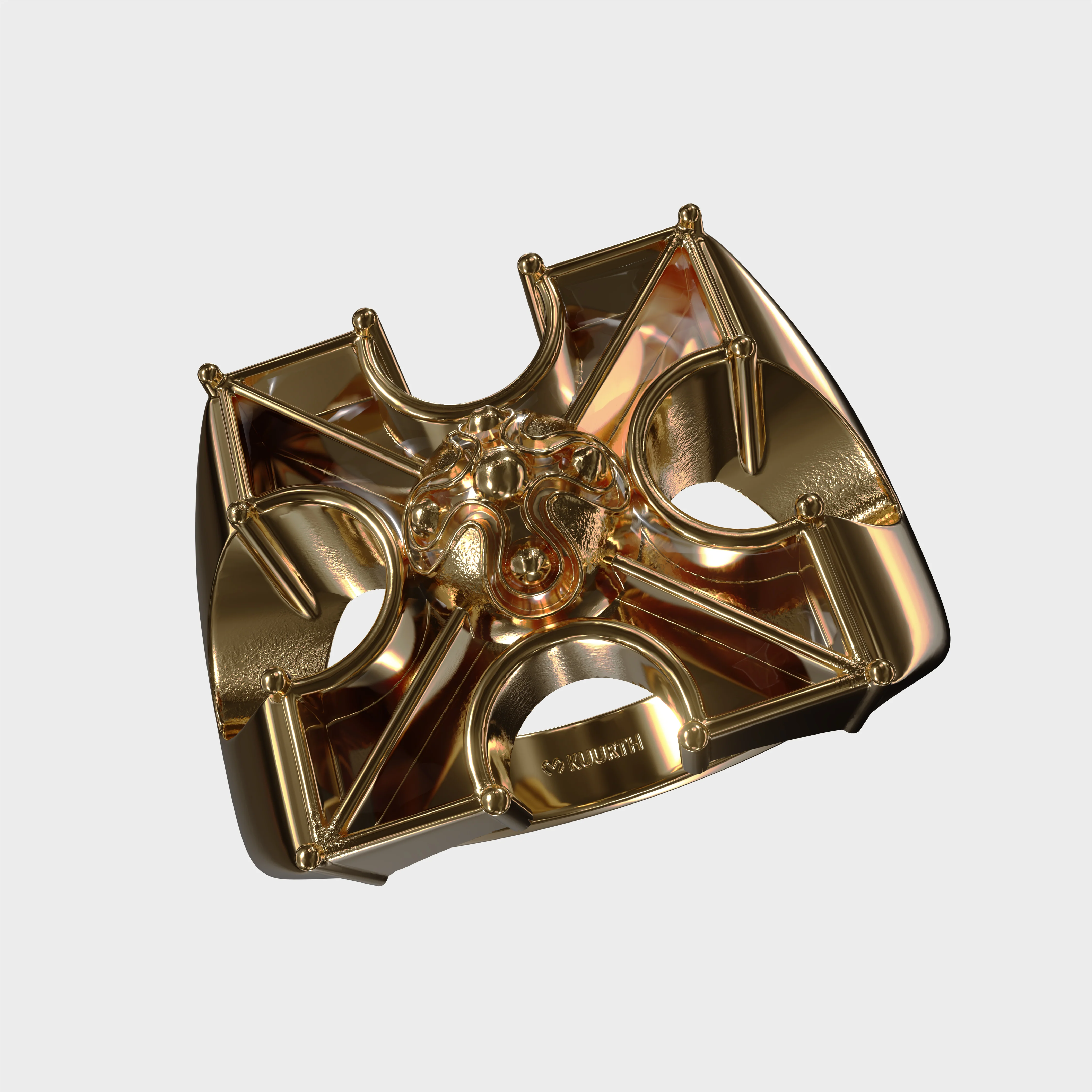 Crucifix - Gold Ring - Image 7