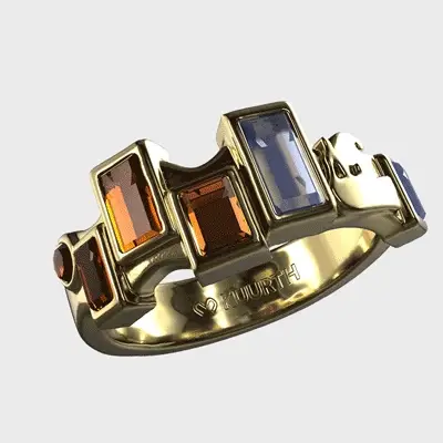 Impression, Sunrise - Gold Ring - Image 4