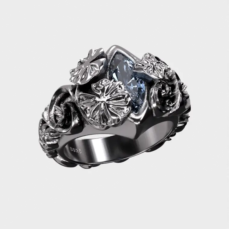 Nénuphar - Blue Ring - Image 4