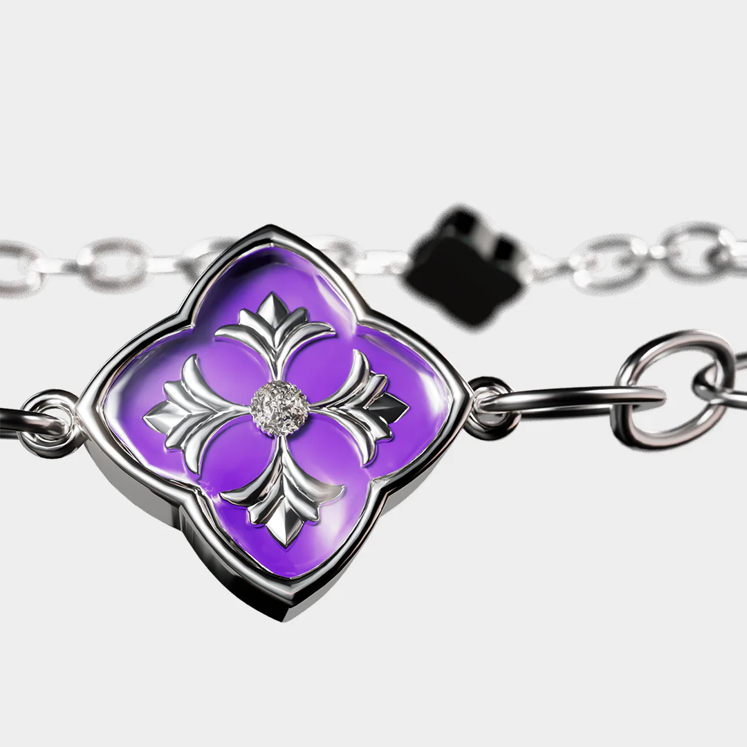 Pietà - Purple Necklace - Image 3