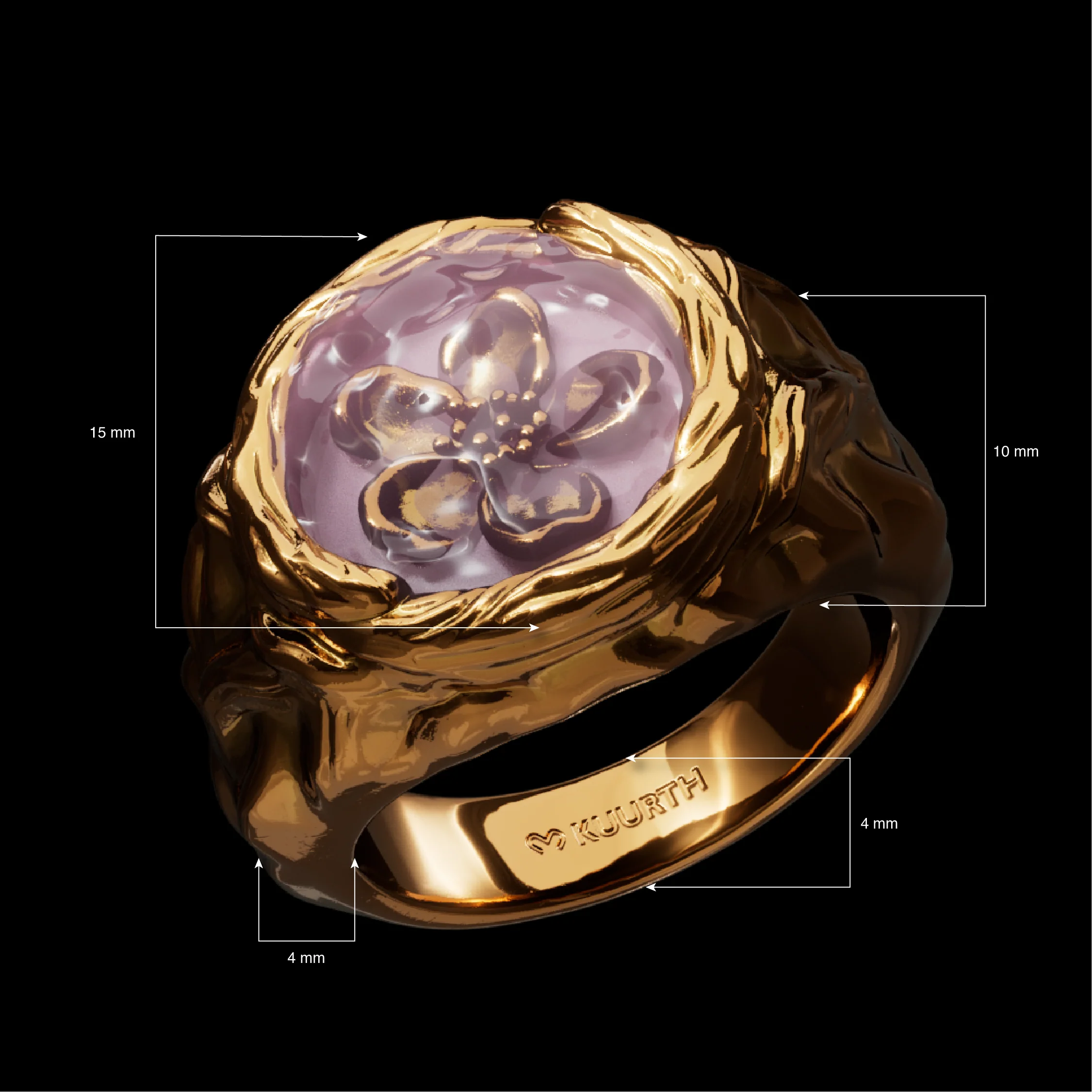 Sakura - Gold Ring - Image 4