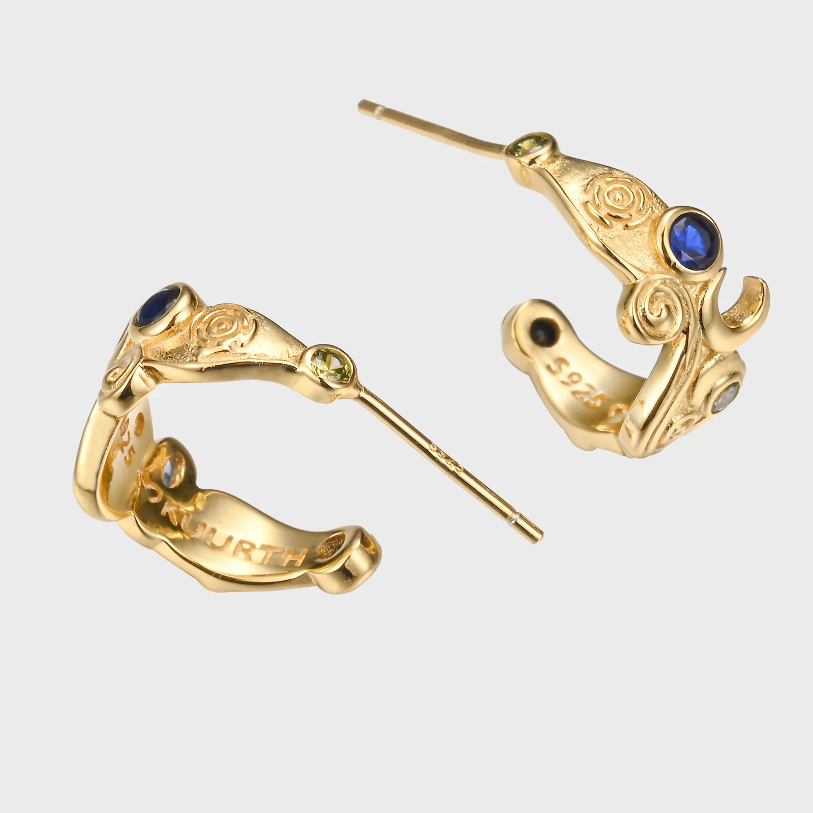 Starry Night - Gold Earrings - Image 4