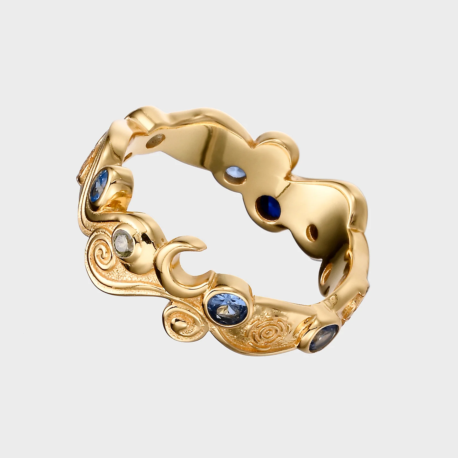Starry Night - Gold Ring - Image 10