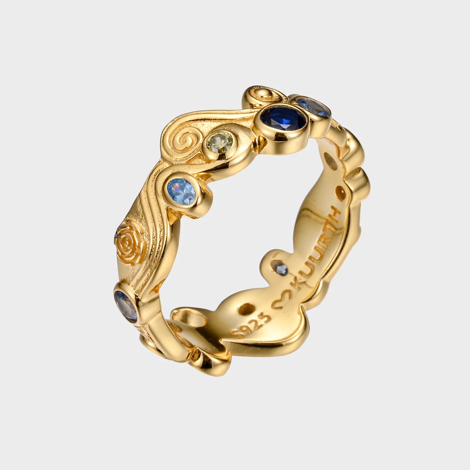 Starry Night - Gold Ring - Image 4