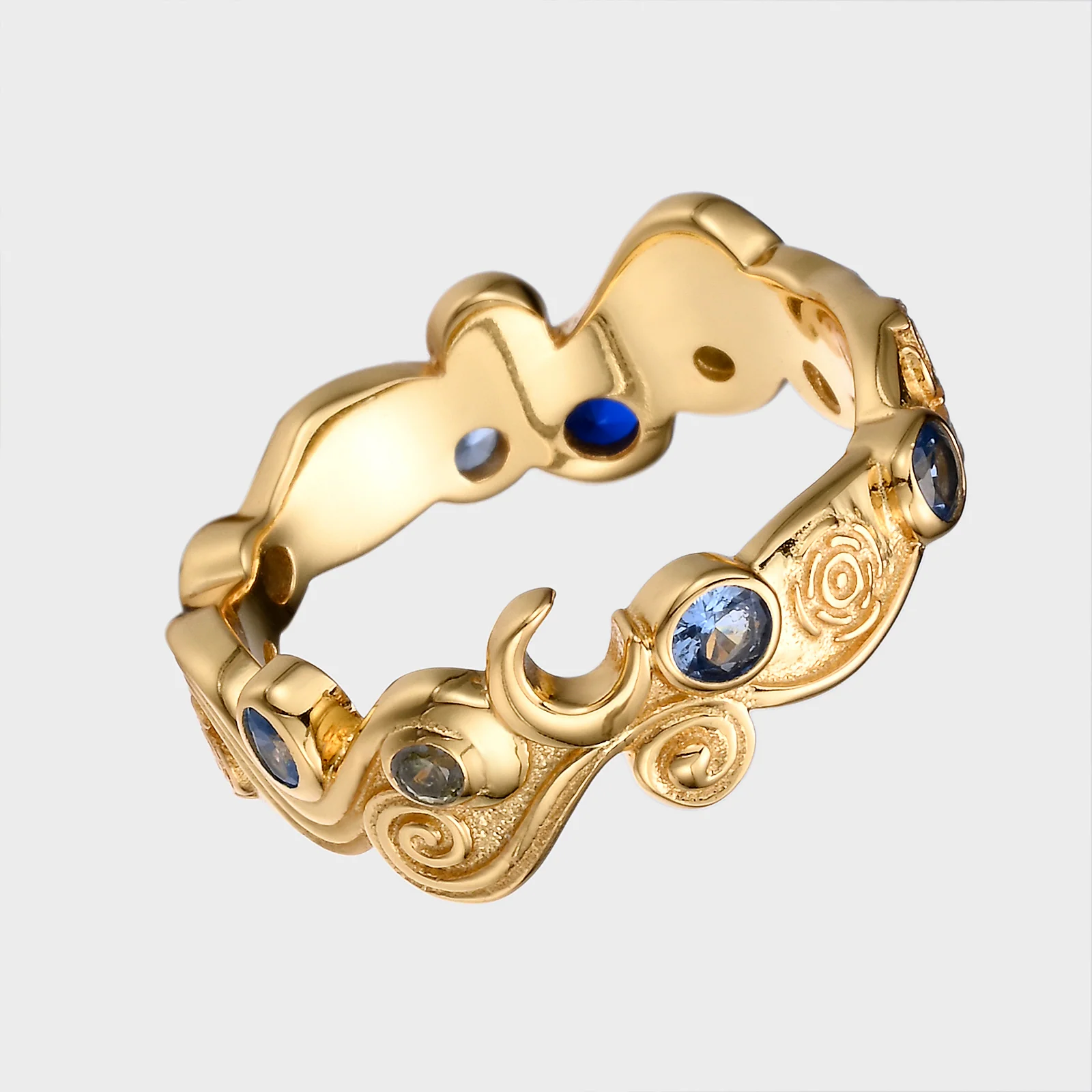 Starry Night - Gold Ring - Image 7