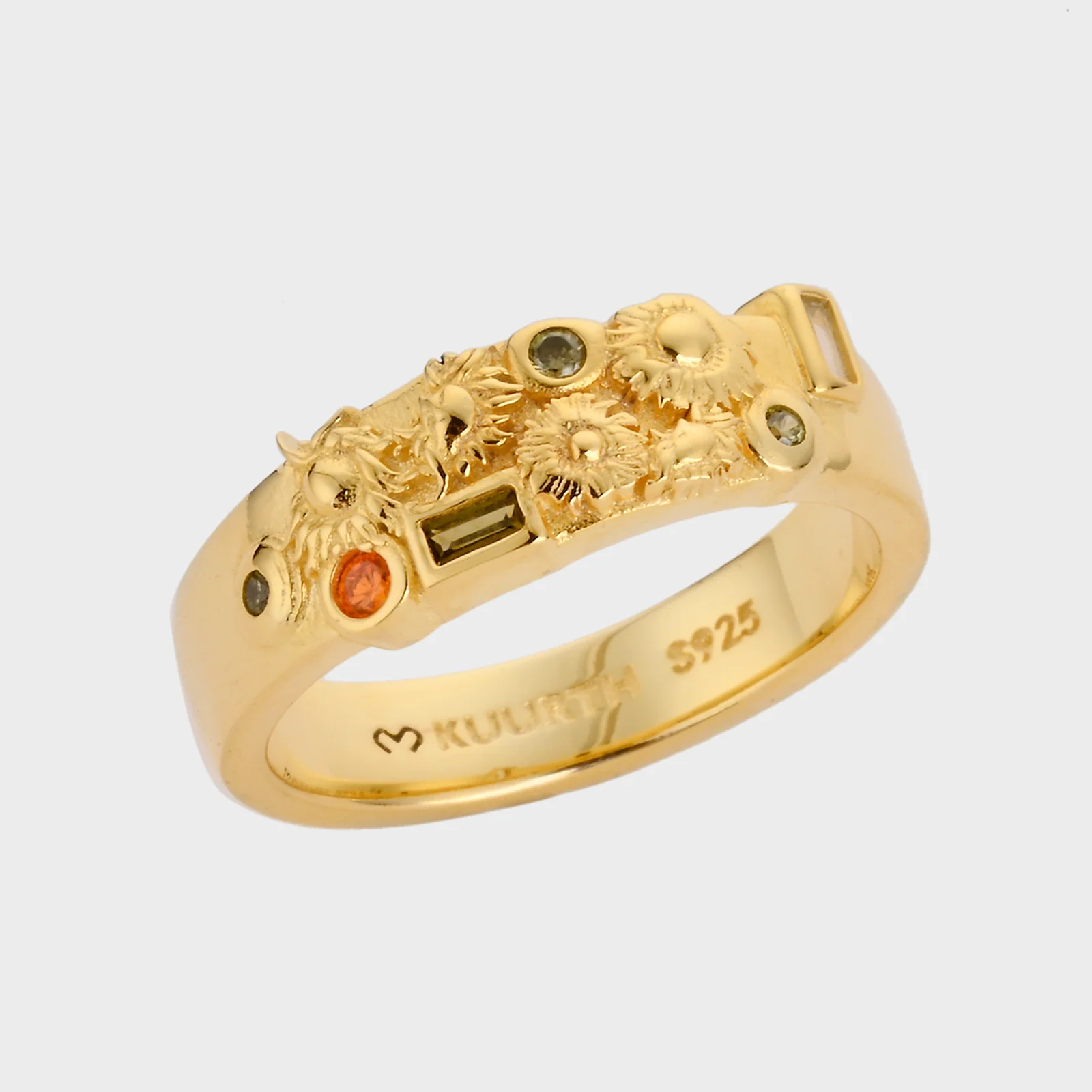 The Arles Sunflowers - Gold Ring LC - Image 3