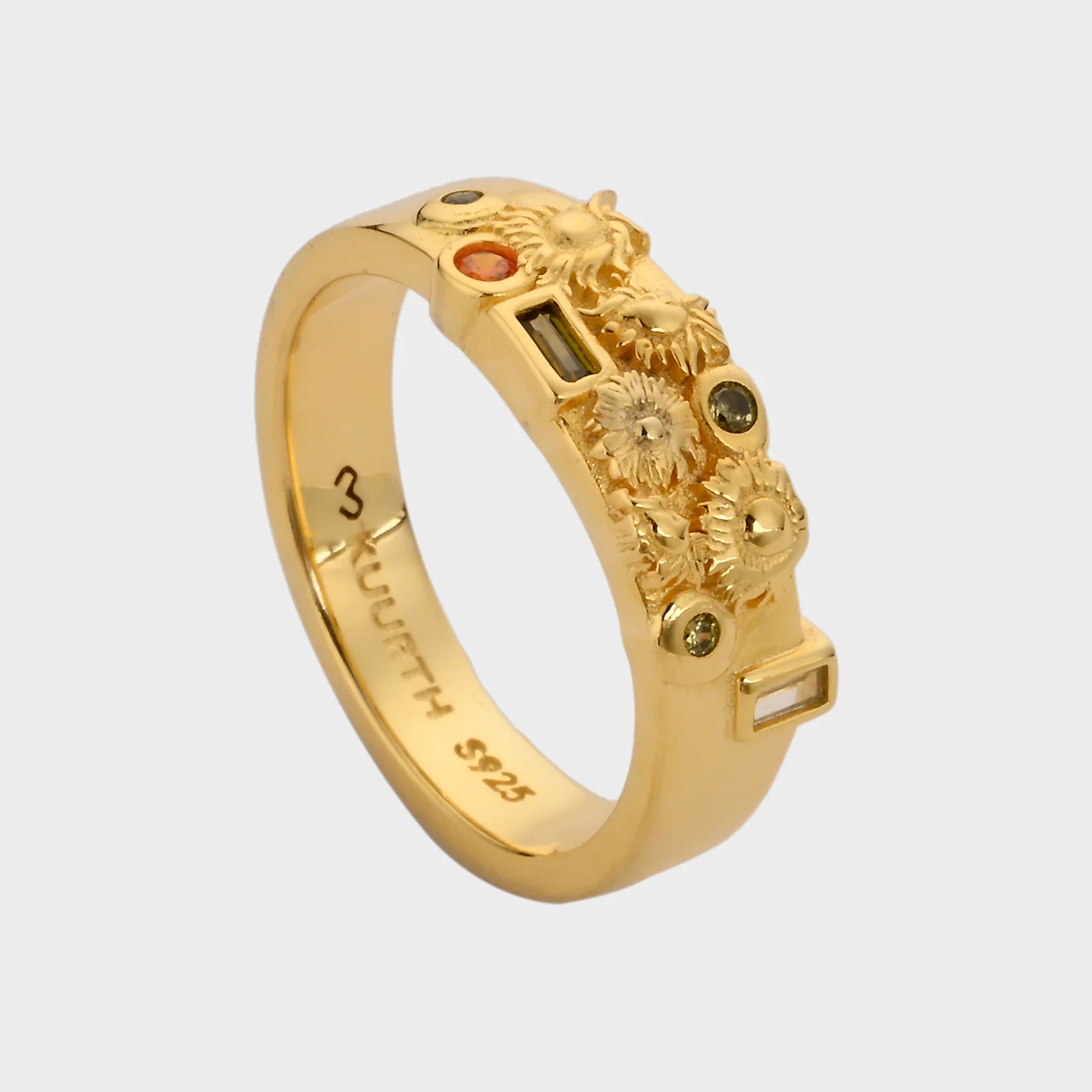 The Arles Sunflowers - Gold Ring LC - Image 4