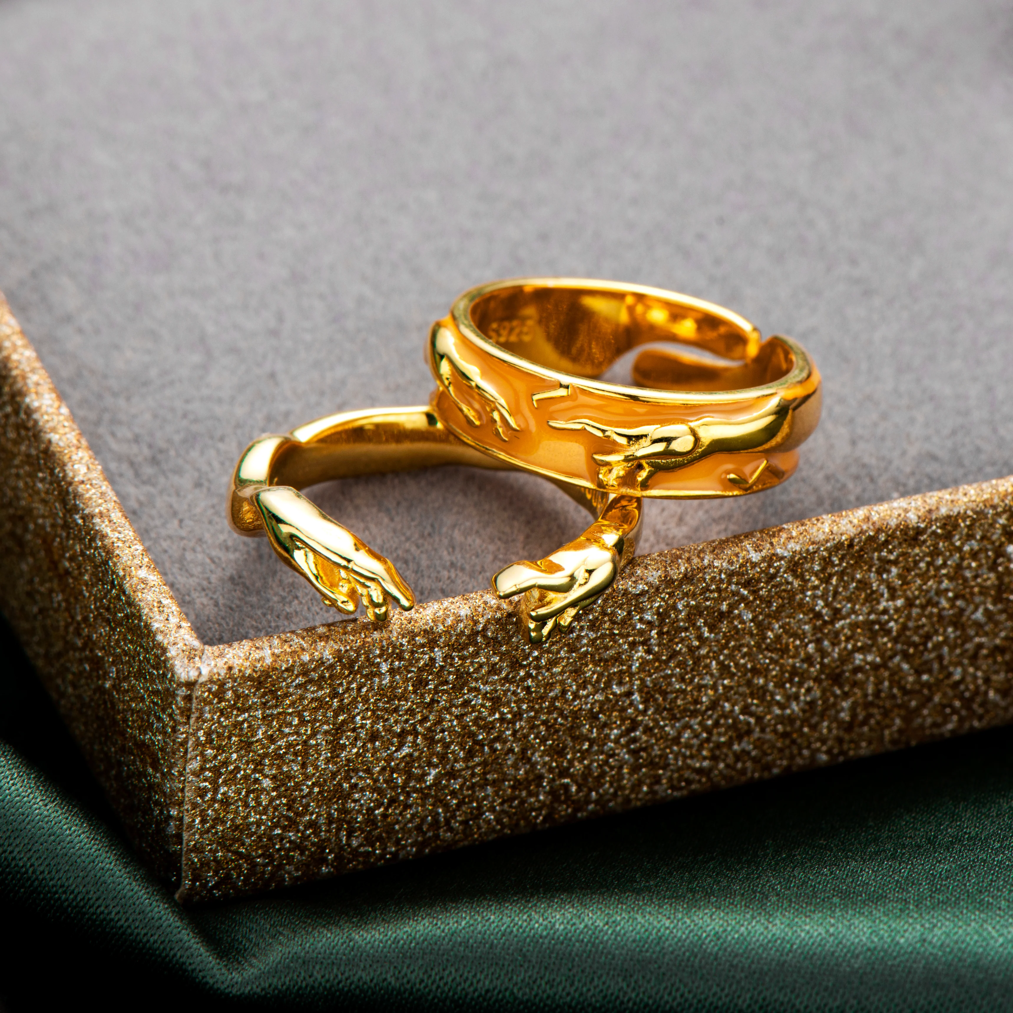 The creation of Adam - Ring Gold - Image 3
