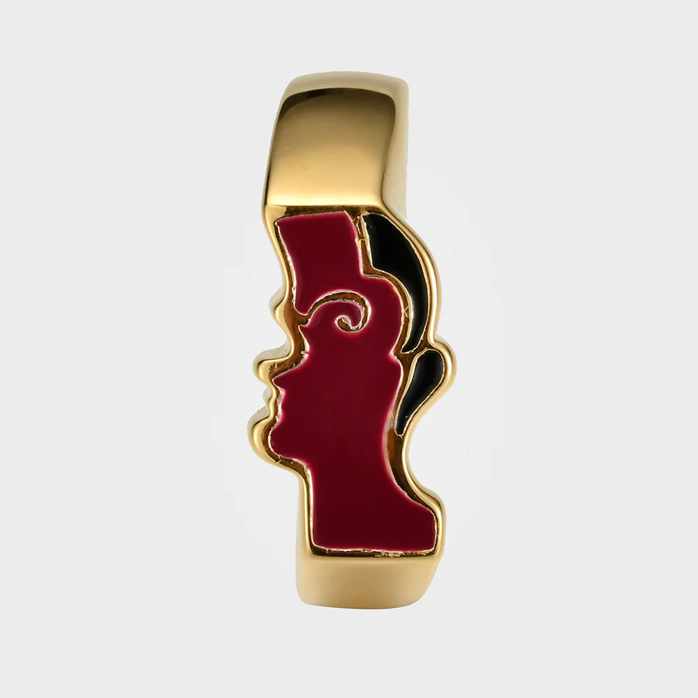 View into a Cafe - Gold Ring - Image 8