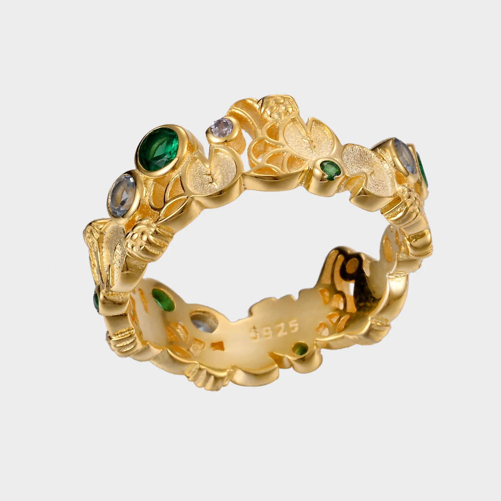 Water Lilies - Gold Ring - Image 4