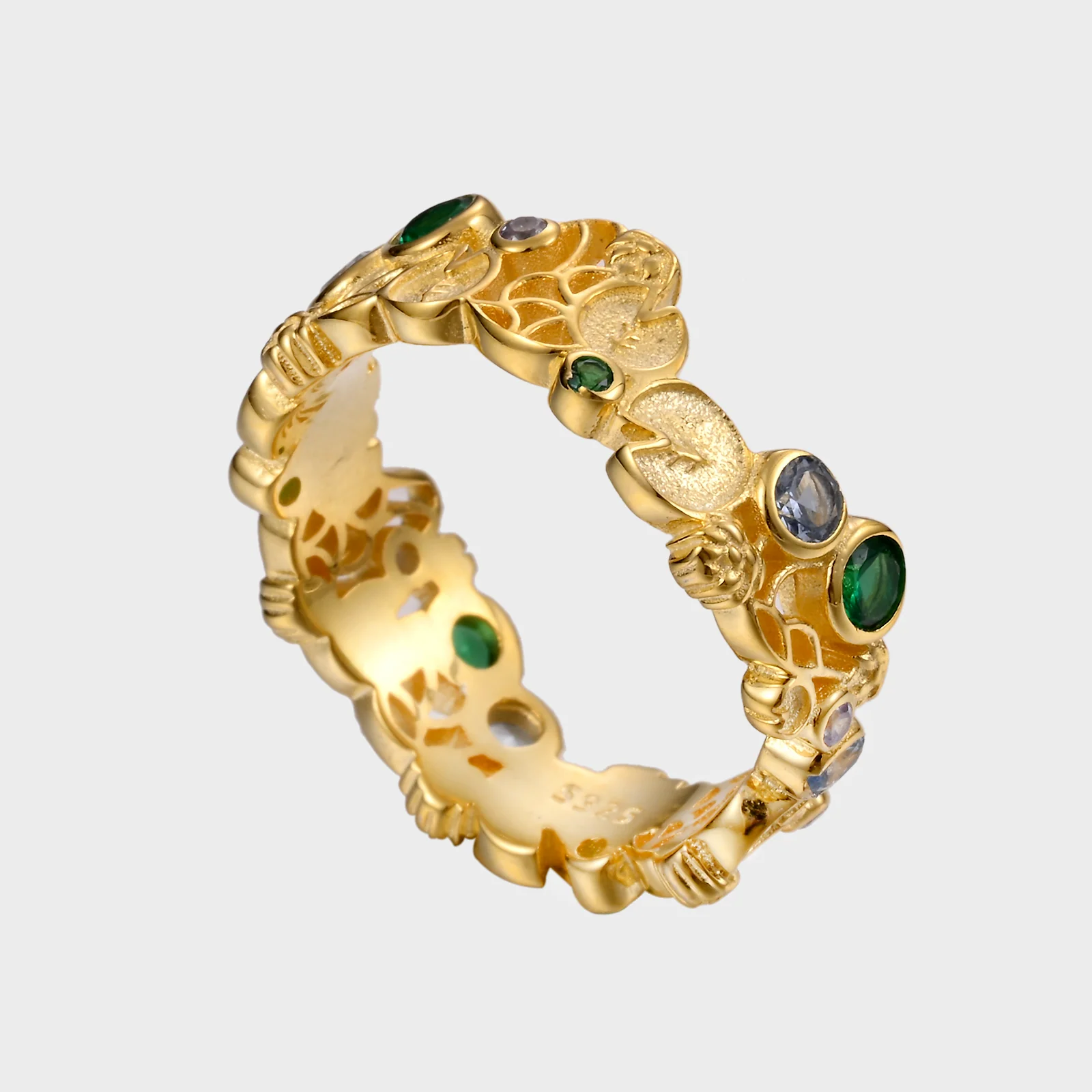 Water Lilies - Gold Ring - Image 6